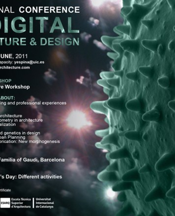 Biodigital-Genetic architecture - International conference