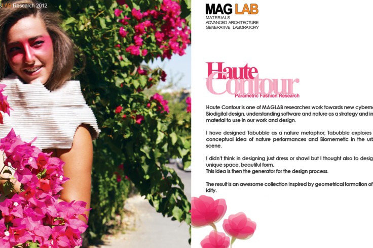 Haute Contour  Parametric Fashion Research 2012