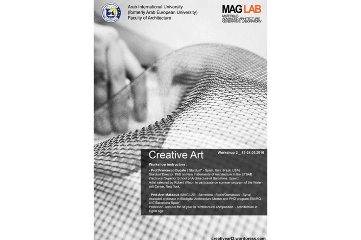 Creative art in architecture2 workshop at AIU