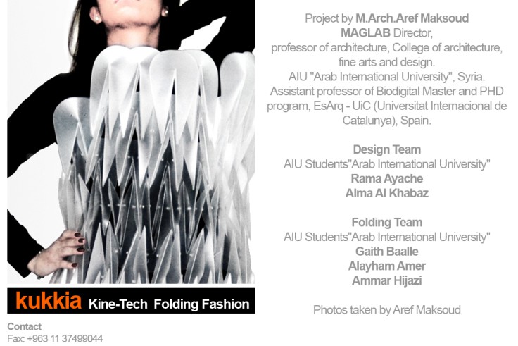 Kukkia-MAG LAB Kine-Tech Folding Fashion Research
