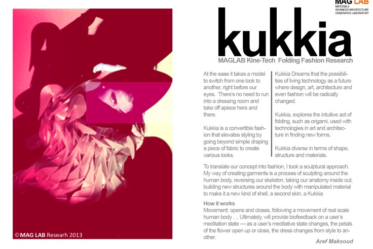 Kukkia-MAG LAB Kine-Tech Folding Fashion Research