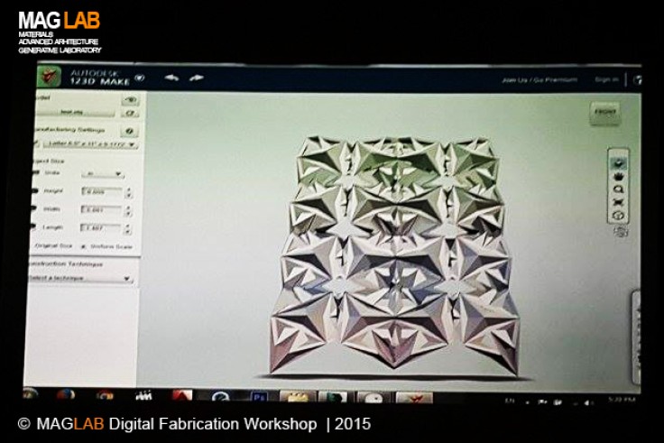 "Do Your Project 2015 "  parametric design and digital Fabrication Workshop.